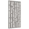 vidaXL Decor perete de grădină 105x55 cm design bambus oțel Corten