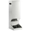 vidaXL Feeder pentru cerbi Argintiu 28 x 30 x 80 cm 3 kg