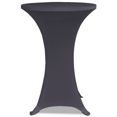 vidaXL Husă de masă elastică, 4 buc., antracit, 60 cm
