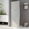 vidaXL Paravan de duș walk-in, 140 x 195 cm, sticlă ESG mată integral