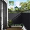 vidaXL Ecran de balcon Negru 120 x 200 cm Oxford alu acoperit cu PU