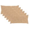 vidaXL Husă pentru pernă 6 buc. HEERLEN Crem 40 x 80 cm