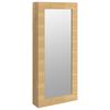 vidaXL Dulap de bijuterii cu oglindă montat pe perete, 30x8,5x67 cm