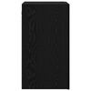 vidaXL Dulap pentru TV pe Perete Stejar Negru 30,5 x 30 x 60 cm
