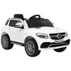 vidaXL Mașinuță copii Mercedes Benz GLE63S, alb, plastic