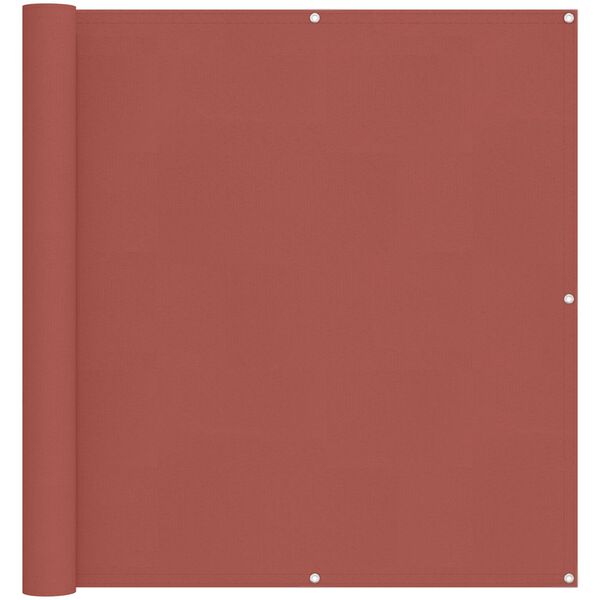 vidaXL Ecran de balcon Oxford alu acoperit cu PU