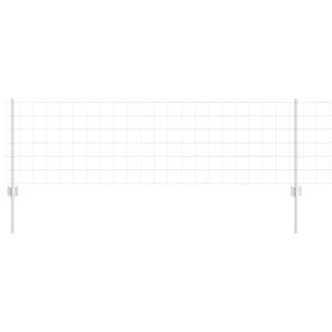 vidaXL Gard cu St&acirc;lp Argintiu