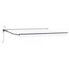 vidaXL Cort electric retractabil Alb 4,5 &times; 3 m