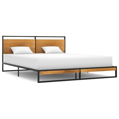 vidaXL Cadru de pat, 160 x 200 cm, metal