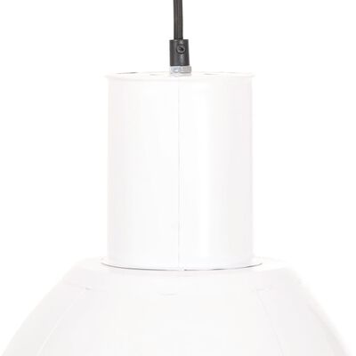 vidaXL Lampă suspendată, 25 W, alb, rotund, 28,5 cm, E27