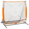vidaXL Plasă de antrenament sport baseball, negru, 174x76x158,5 cm