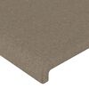 vidaXL Tăblie de pat cu LED, gri taupe, 180x5x78/88 cm, textil