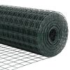 vidaXL Gard cu St&acirc;lp Verde 0,4 x 25 m Oțel și PVC