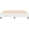 vidaXL Cadru de pat platformă Crem 180 x 200 cm Țesătură din corduroy