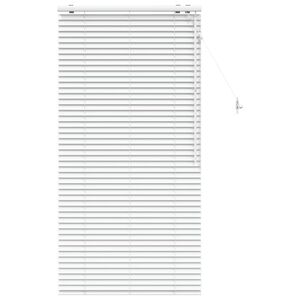 vidaXL Jaluzea venetiană Alb 75 x 160 cm 35 mm Lemn solid de Paulownia