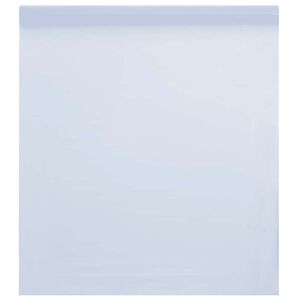vidaXL Folie fereastră, statică/mată, alb, 45x500 cm, PVC