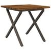 vidaXL Masa de dining cu margine vie 60 x 55 x 75 cm
