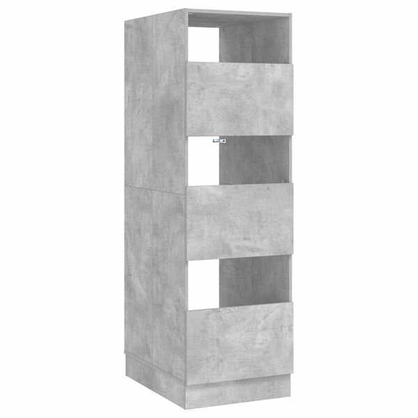 vidaXL Dulap de rufe cu ușă Beton 50 x 68 x 162 cm Lemn compozit