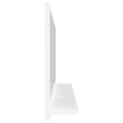 vidaXL Oglindă de baie, alb, 80 x 10,5 x 37 cm, PAL