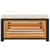 vidaXL Taburet de grădină cu pernă 68x68x30 cm lemn masiv acacia