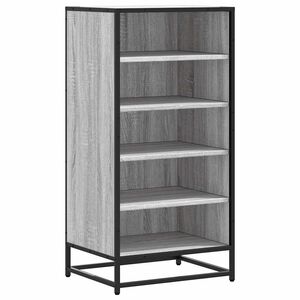 vidaXL Pantofar, gri sonoma, 48x38x97,5 cm, lemn prelucrat