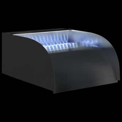 vidaXL Cascadă cu LED-uri, 30 x 34 x 14 cm, oțel inoxidabil 304
