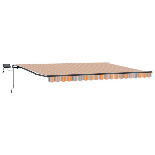 vidaXL Cortina Retractabilă Manual Multicolour 400 &times;300 cm țesătură