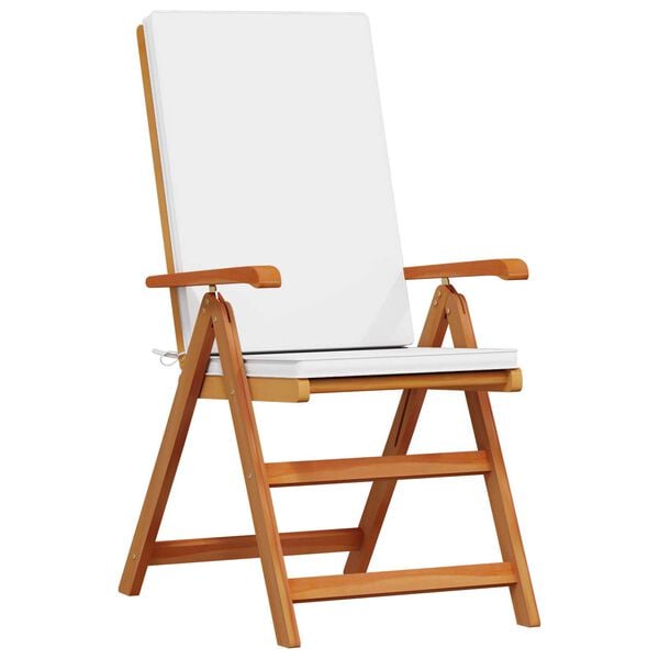 vidaXL Scaun pentru Grădină cu pernă 4 pcs Maro 57 x 71.5 x 104cm