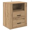 vidaXL Dulap de noapte Stejar Artizanal 35 x 50 x 60 cm Lemn prelucrat