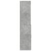 vidaXL Dulap &icirc;nalt, gri beton, 80x42,5x185 cm, lemn prelucrat