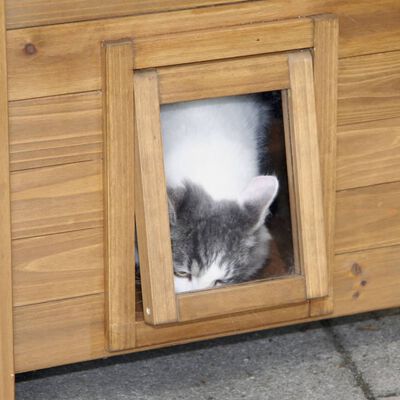 Kerbl Casă pentru pisici Lodge, 77x50x73 cm