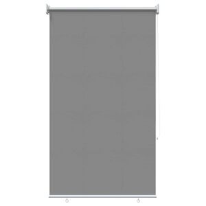 vidaXL Rulou exterior protecție UV Gri deschis 100 x 230 cm (L x H)