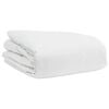 vidaXL Set de Pături cu pernă 3 pcs Alb Pene de rață