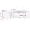 vidaXL Masă de cafea Multicolour 100 x 54 x 40 cm Lemn de mango solid