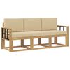 vidaXL Set de canapele de exterior 3 buc.