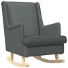 vidaXL Scaun balansoar Gri &icirc;nchis 62 x 80 x 85 cm țesătură