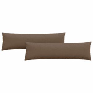 vidaXL Perne pentru canapea 2 pcs Maro 145 x 40 cm țesătură