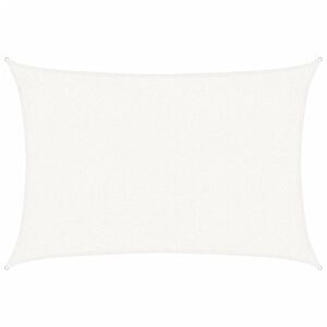 vidaXL P&acirc;nză parasolar, alb, 2x2,5 m, HDPE, 160 g/m&sup2;