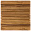 vidaXL Placă de masă 40 x 40 x 3,5 cm Pătrat Lemn solid de tec natural
