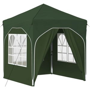 vidaXL Cort de Petrecere Pop-up 192 x 192 x 245 cm Verde