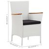 vidaXL Set de mobilier pentru grădină, 3 piese