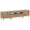 vidaXL Set de 3 piese pentru TV cu LED ZWOLLE Stejar Artizanal