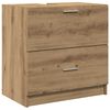 vidaXL Dulap de Baie Stejar Artizanal 59 x 37 x 59 cm Lemn prelucrat