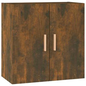 vidaXL Comodă TV de perete, stejar fumuriu, 60x30x60 cm lemn prelucrat