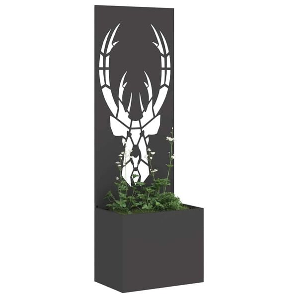 vidaXL Ecran de intimitate pentru grădină Negru 50 x 140 cm