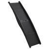 vidaXL Rampă pliabilă pentru c&acirc;ini, negru, 153x40x12,5 cm, plastic