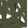 vidaXL Suport pentru umbrele Oliv 15.5 x 15.5 x 49 cm Metal