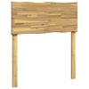 vidaXL Tăblie de pat cu margini naturale ROSTOCK Alb 100 cm
