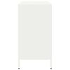 vidaXL Dulap, alb, 101,5x39x73,5 cm, oțel laminat la rece