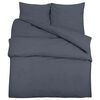 vidaXL Set cu husă de pilotă, antracit, 240x220 cm, bumbac